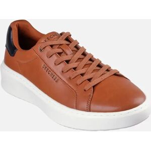 Men's Skechers Men's Court Break Suit Sneakers in Cognac - Brown - Size: 6 Men's Skechers Men's Court Break Suit Sneakers in Cognac - Brown - Size: 6