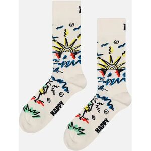 Happy Socks Women's Surfer Socks, White - Size: 12/11.5/11/10.5/10/9.5/13/9/8/8.5/12.5 Happy Socks Women's Surfer Socks, White - Size: 12/11.5/11/10.5/10/9.5/13/9/8/8.5/12.5