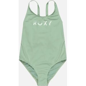 Girl's Roxy Kids Solid Active One Piece Swimsuit - Green - Size: 8 years Girl's Roxy Kids Solid Active One Piece Swimsuit - Green - Size: 8 years