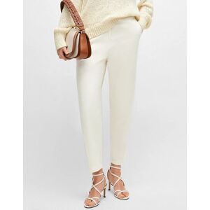 Hugo Boss Women's Tolinda-D Elasticed Waistband Trousers - White - Size: 6 Hugo Boss Women's Tolinda-D Elasticed Waistband Trousers - White - Size: 6