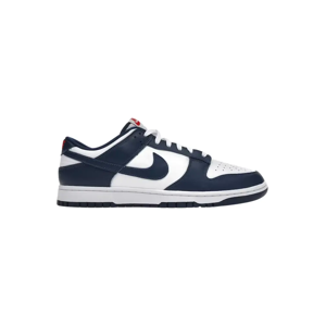 Men's Nike Dunk Low Retro Blue Sneakers - White - Size: 8 Men's Nike Dunk Low Retro Blue Sneakers - White - Size: 8