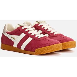 Women's Gola Elan Suede Women's Cerise/Off White/Chalk Pink Trainers - Red - Size: 8 Women's Gola Elan Suede Women's Cerise/Off White/Chalk Pink Trainers - Red - Size: 8