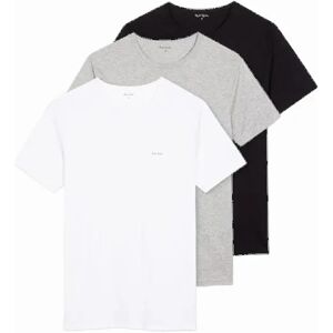 Paul Smith 3-Pack Logo Organic Cotton T-Shirts, Black/White/Grey - Size: MEDIUM Paul Smith 3-Pack Logo Organic Cotton T-Shirts, Black/White/Grey - Size: MEDIUM