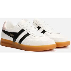 Women's Gola Stadia Leather Women's White/Black/Chalk Pink Trainers - Size: 8 Women's Gola Stadia Leather Women's White/Black/Chalk Pink Trainers - Size: 8