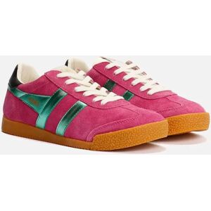 Women's Gola Elan Glitz Suede Women's Fuchsia/Emerald/Black Trainers - Pink - Size: 5 Women's Gola Elan Glitz Suede Women's Fuchsia/Emerald/Black Trainers - Pink - Size: 5