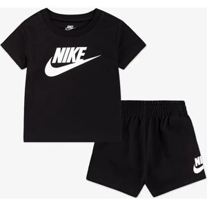 Girl's Nike Kids Club T-Shirt and Shorts Set in Black - Size: 9 mths Girl's Nike Kids Club T-Shirt and Shorts Set in Black - Size: 9 mths