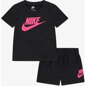 Girl's Nike Kids Club T-Shirt and Shorts Set in Black - Size: 4 - 5 yrs Girl's Nike Kids Club T-Shirt and Shorts Set in Black - Size: 4 - 5 yrs