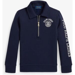 Ralph Lauren Boy's Boys Half Zip Logo Sweatshirt in Navy - Blue - Size: US 5 - uk 4 yrs Ralph Lauren Boy's Boys Half Zip Logo Sweatshirt in Navy - Blue - Size: US 5 - uk 4 yrs
