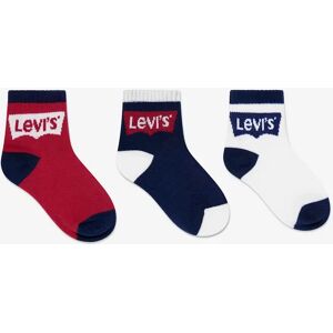Levis Boy's Levi's Boys Batwing Midcut Socks Set (3 Pack) in Navy - Blue - Size: 5 - 7 yrs Levis Boy's Levi's Boys Batwing Midcut Socks Set (3 Pack) in Navy - Blue - Size: 5 - 7 yrs