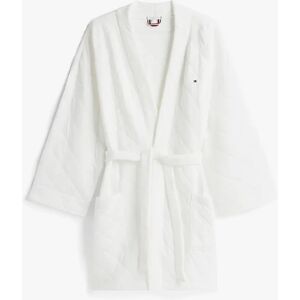 Women's Tommy Hilfiger GIFT QUILTED ROBE Womens Bathrobes Ivory - Cream - Size: LARGE Women's Tommy Hilfiger GIFT QUILTED ROBE Womens Bathrobes Ivory - Cream - Size: LARGE