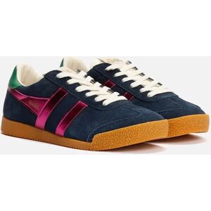Women's Gola Elan Glitz Suede Women's Navy/Fuchsia/Emerald Trainers - Blue - Size: 8 Women's Gola Elan Glitz Suede Women's Navy/Fuchsia/Emerald Trainers - Blue - Size: 8