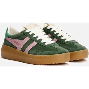 Women's Gola Athena Suede Women's Evergreen/Candy/Jade Trainers - Size: 3 Women's Gola Athena Suede Women's Evergreen/Candy/Jade Trainers - Size: 3