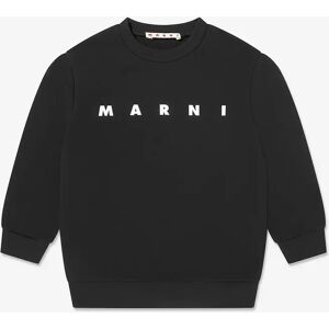 Boy's MARNI Kids Logo Sweatshirt in Black - Size: 8 years Boy's MARNI Kids Logo Sweatshirt in Black - Size: 8 years