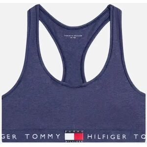 Tommy Hilfiger Women's Heritage Logo Racerback Bralette, Navy Heather - Size: 6/8 Tommy Hilfiger Women's Heritage Logo Racerback Bralette, Navy Heather - Size: 6/8