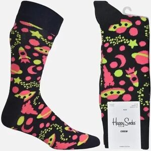 Happy Socks Men's Into Space Socks, Navy/pink - Black - Size: 10/9.5/9/10.5/11/11.5/12/12.5 Happy Socks Men's Into Space Socks, Navy/pink - Black - Size: 10/9.5/9/10.5/11/11.5/12/12.5
