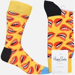 Happy Socks Men's Lips Socks, Yellow - Orange - Size: 7/7.5/8/8.5/5/5.5/6.5/6 Happy Socks Men's Lips Socks, Yellow - Orange - Size: 7/7.5/8/8.5/5/5.5/6.5/6