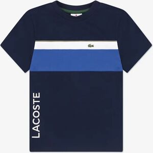 Boy's Lacoste Boys Colourblock T-Shirt in Navy - Blue - Size: XL 12 yrs Boy's Lacoste Boys Colourblock T-Shirt in Navy - Blue - Size: XL 12 yrs