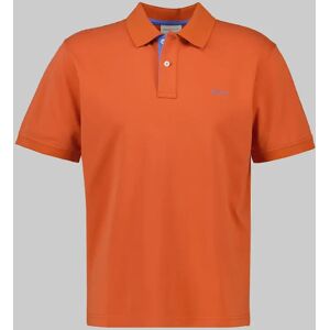 GANT Regular Contrast Pique Polo Shirt, Deep Orange - Size: MEDIUM GANT Regular Contrast Pique Polo Shirt, Deep Orange - Size: MEDIUM