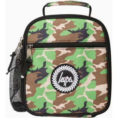 Hype Kids Camo Crest School Lunch Box - Green Camo - Size: ONE size Hype Kids Camo Crest School Lunch Box - Green Camo - Size: ONE size
