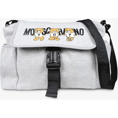 Girl's Moschino Baby Bear Logo Changing Bag in Grey (40cm) - Size: ONE size, Girl's Moschino Baby Bear Logo Changing Bag in Grey (40cm) - Size: ONE size,