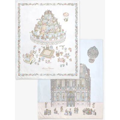 Atelier Choux Baby Le Gateau / Chateau Choux Reversible Quilt in White (130cm) - Size: ONE size, Atelier Choux Baby Le Gateau / Chateau Choux Reversible Quilt in White (130cm) - Size: ONE size,