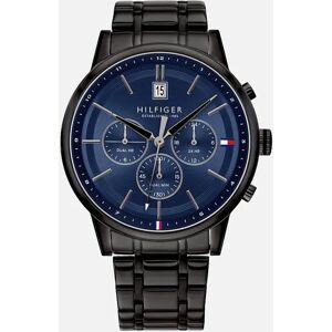 Men's Tommy Hilfiger 1791633 Black Chronograph Men's Watch - Blue Men's Tommy Hilfiger 1791633 Black Chronograph Men's Watch - Blue