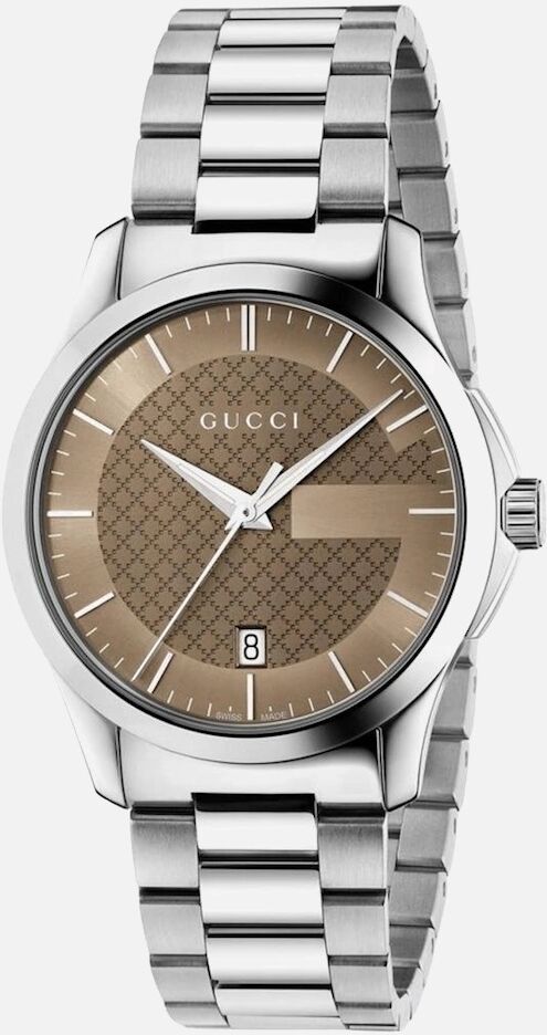 Gucci YA126445 G-Timeless Brown Dial Unisex Watch