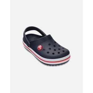 Crocs Girl's Crocband Kids Clogs - Navy Red Synth - Size: 8 years/8