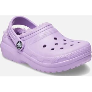 Crocs Girl's Toddler Classic Lined Girls Clogs - Orchid Synth - Size: 8 years/8