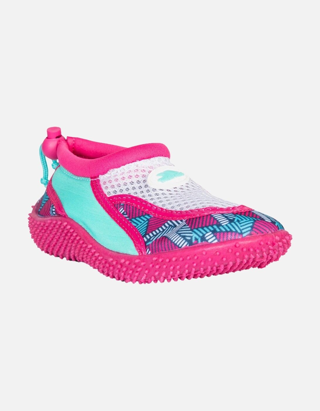 Girl's Trespass Childrens Girls Squidette Aqua Shoes - Pink Lady Print - Size: 1 youth uk