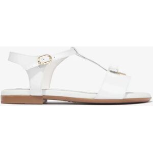 Girl's Dolce & Gabbana Girls Patent Leather Sandals in White - Size: EU 31 uk 12.5
