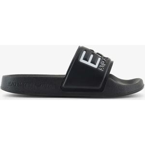 EA7 Boy's Boys Logo Sliders in Black - Size: 10