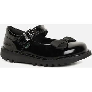 Kickers Girl's MJ Bow Girls Infant School Shoes - Black - Size: 8.5 Kickers Girl's MJ Bow Girls Infant School Shoes - Black - Size: 8.5