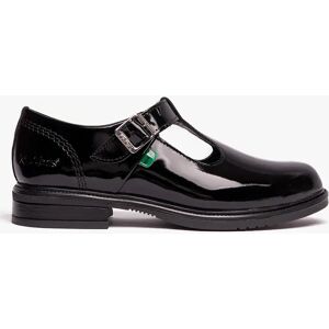 Girl's Kickers 116229 LACH T-BAR Girls School Shoes Black Patent - Size: UK 5 / eur 38 Girl's Kickers 116229 LACH T-BAR Girls School Shoes Black Patent - Size: UK 5 / eur 38