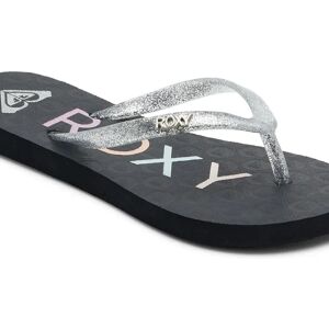 Girl's Roxy Kids Viva Sparkle Glitter Sandals Flip Flops - Black - Size: 11K Girl's Roxy Kids Viva Sparkle Glitter Sandals Flip Flops - Black - Size: 11K