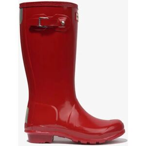 Hunter Kids Original Gloss Wellington Boots in Red - Size: 2 (older) Hunter Kids Original Gloss Wellington Boots in Red - Size: 2 (older)