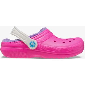 Girl's Crocs Girls Classic Lined Clog in Pink - Size: EU 27 - 28 uk 10 us 10 Girl's Crocs Girls Classic Lined Clog in Pink - Size: EU 27 - 28 uk 10 us 10
