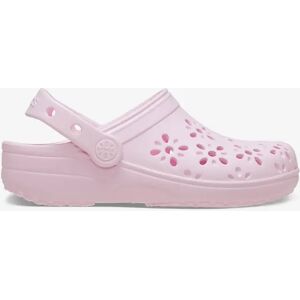Girl's Crocs Girls Classic Floral Cut Out Clog in Pink - Size: EU 27 - 28 uk 10 us 10 Girl's Crocs Girls Classic Floral Cut Out Clog in Pink - Size: EU 27 - 28 uk 10 us 10