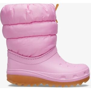 Girl's Crocs Girls Classic Neo Puff Boots in Pink - Size: EU 27 - 28 uk 10 us 10 Girl's Crocs Girls Classic Neo Puff Boots in Pink - Size: EU 27 - 28 uk 10 us 10