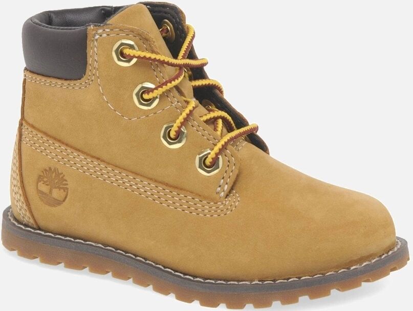 Timberland Boy's Pokey Pine Zip Boys Nubuck Toddler Boots - Tan - Size: 9.5/F (Standard)