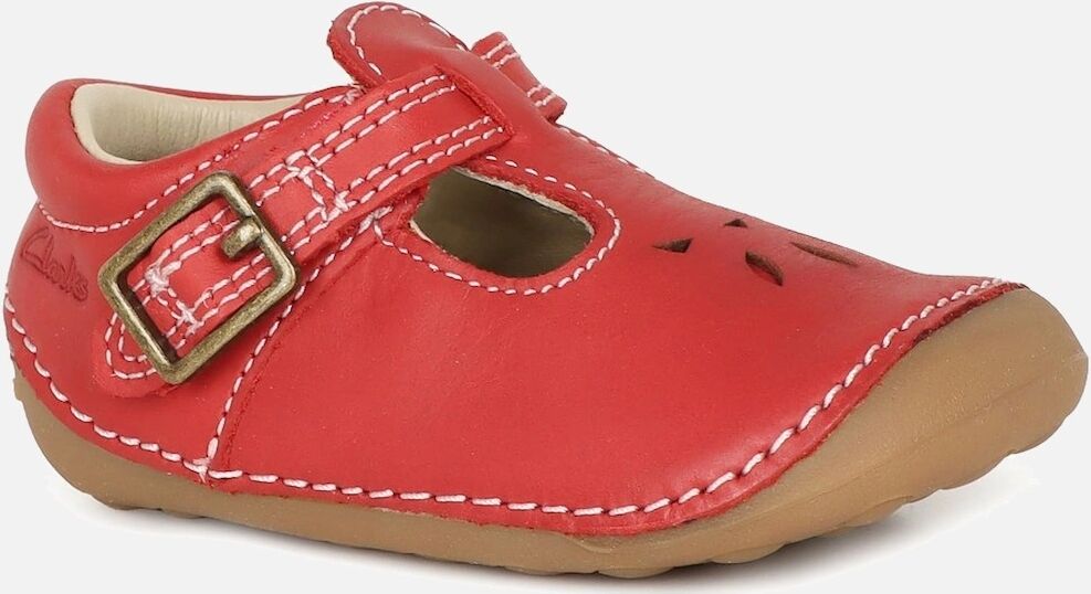 Clarks Girl's Tiny Skip T Girls Prewalkers - Red - Size: 2.5/G (Wide)
