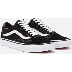 Women's Vans Old Skool Womens Black / White Canvas Trainers - Size: 6