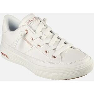 Women's Skechers Women's Arch Fit Arcade On My Way Shoe in White - Size: 3