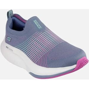 Skechers Go Walk Women's Skechers Women's GO WALK Max Walker Sally Shoes in Charcoal/Purple - Grey - Size: 4