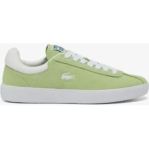 Lacoste Women's Baseshot Suede Trainers - Multi/Green - Size: 8