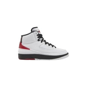 Women's Nike Air Jordan 2 Retro Red Detail White Sneakers - Size: 7