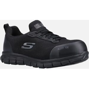 Women's Skechers Workwear Sure Track Jixie Textile Women's Black Safety Trainers - Size: 8 Women's Skechers Workwear Sure Track Jixie Textile Women's Black Safety Trainers - Size: 8