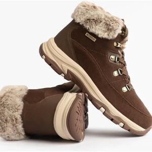 Women's Skechers TREGO - SNOW WORRIES Womens Boots Chocolate - Brown - Size: 6 Women's Skechers TREGO - SNOW WORRIES Womens Boots Chocolate - Brown - Size: 6