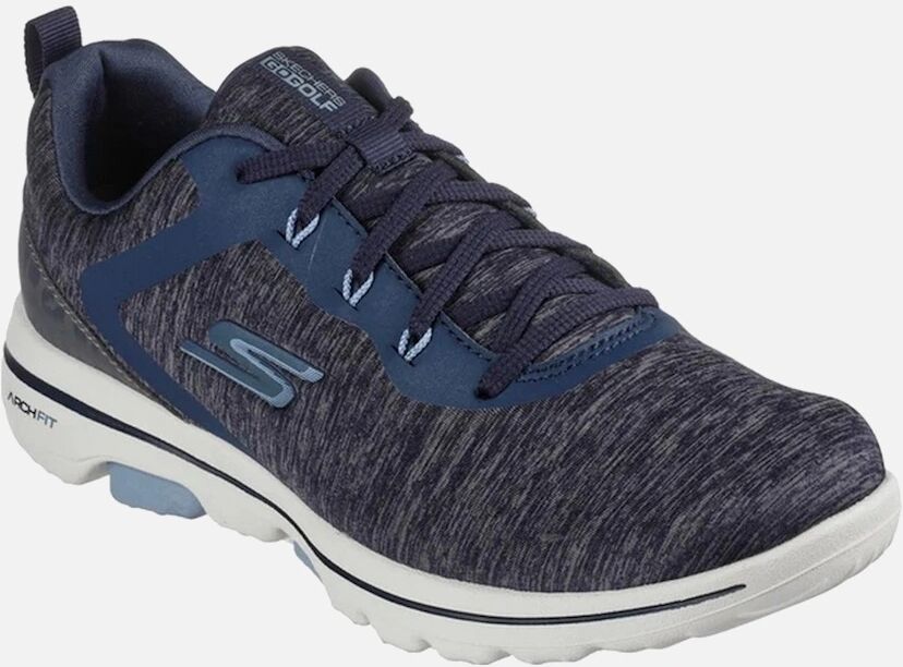 Women's Skechers Womens/Ladies Go Golf Walk 5 Golf Shoes - Navy/Multi - Size: 4