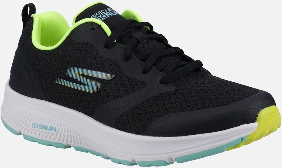 Women's Skechers Women's GO RUN Consistent - Intensify-X Trainer in Black/Lime - Size: 7